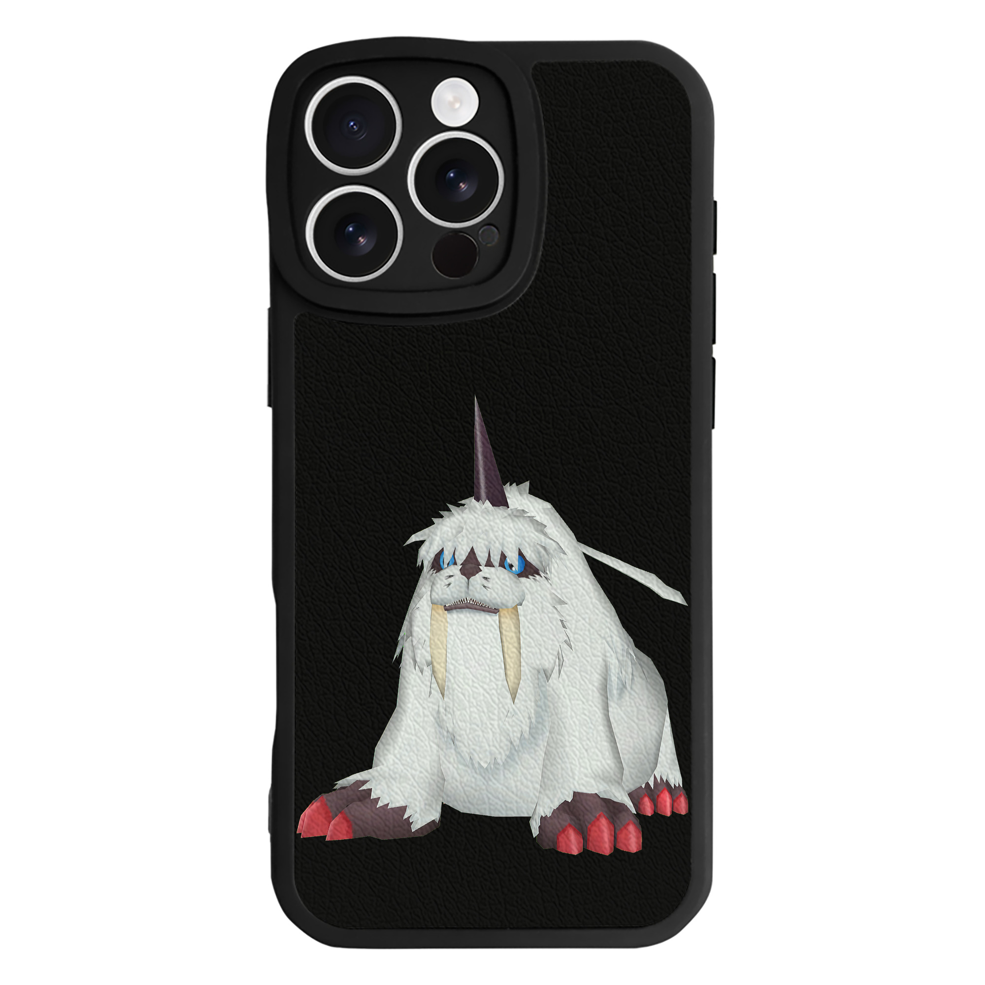 （画像用） Digimon デジタルモンスター/デジモン 【iPhone 16シリーズ対応】シリコンスマホケース（レザー調） 材質：シリコン